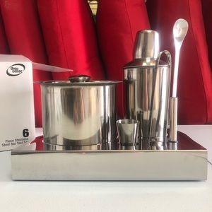 6 Piece Barware Cocktail Set NIB